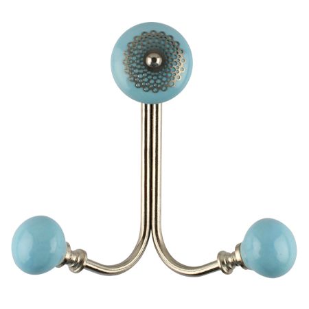 Turquoise Strewn Flat Wired Hooks Online